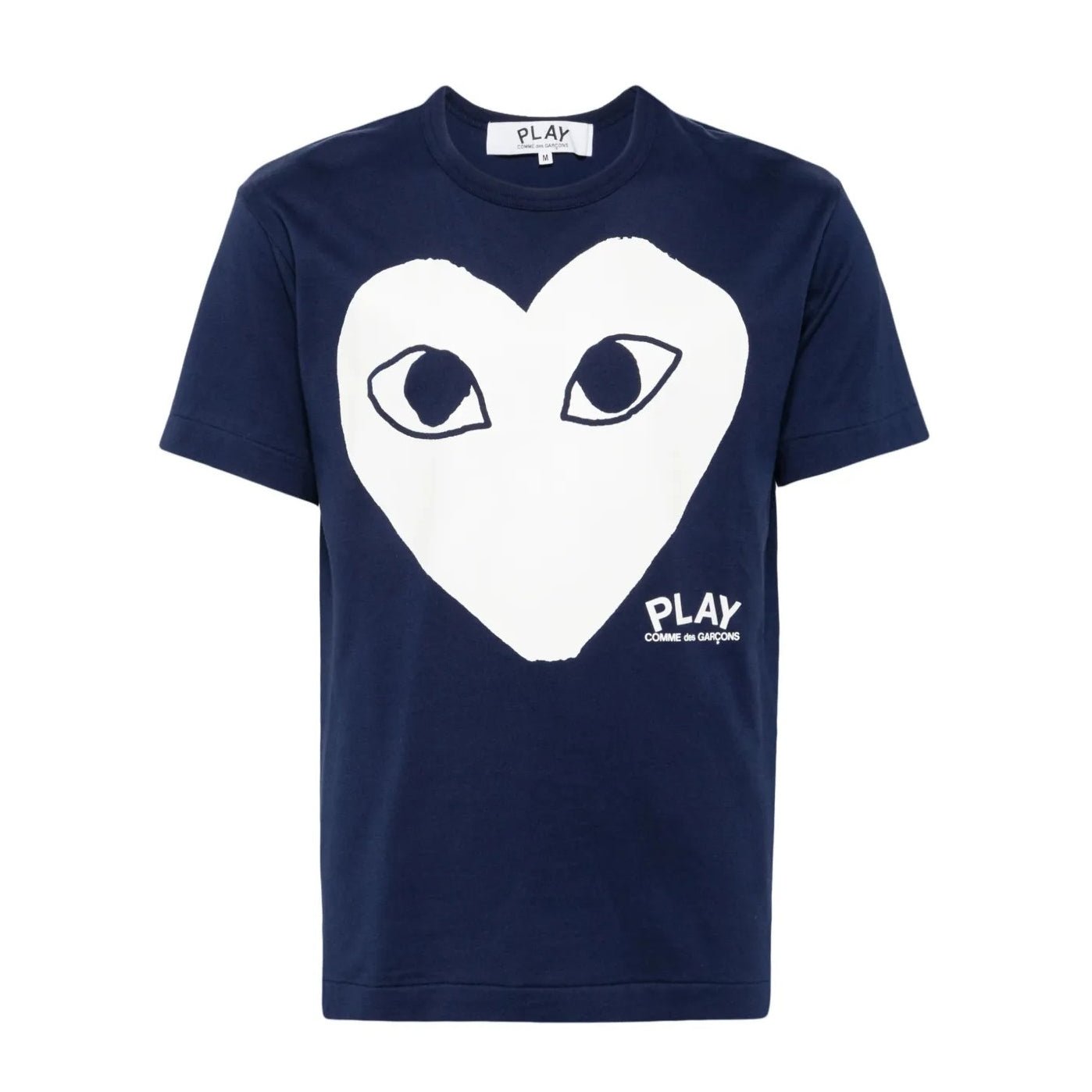 Comme des Garçons Heart Printed T-Shirt - Navy - Escape Menswear