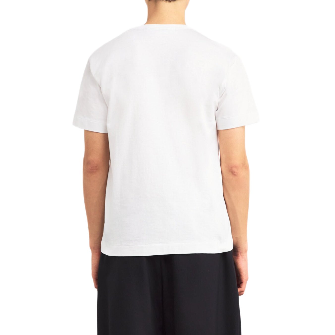 Comme des Garçons Play Big Heart Logo T-Shirt - White - Escape Menswear