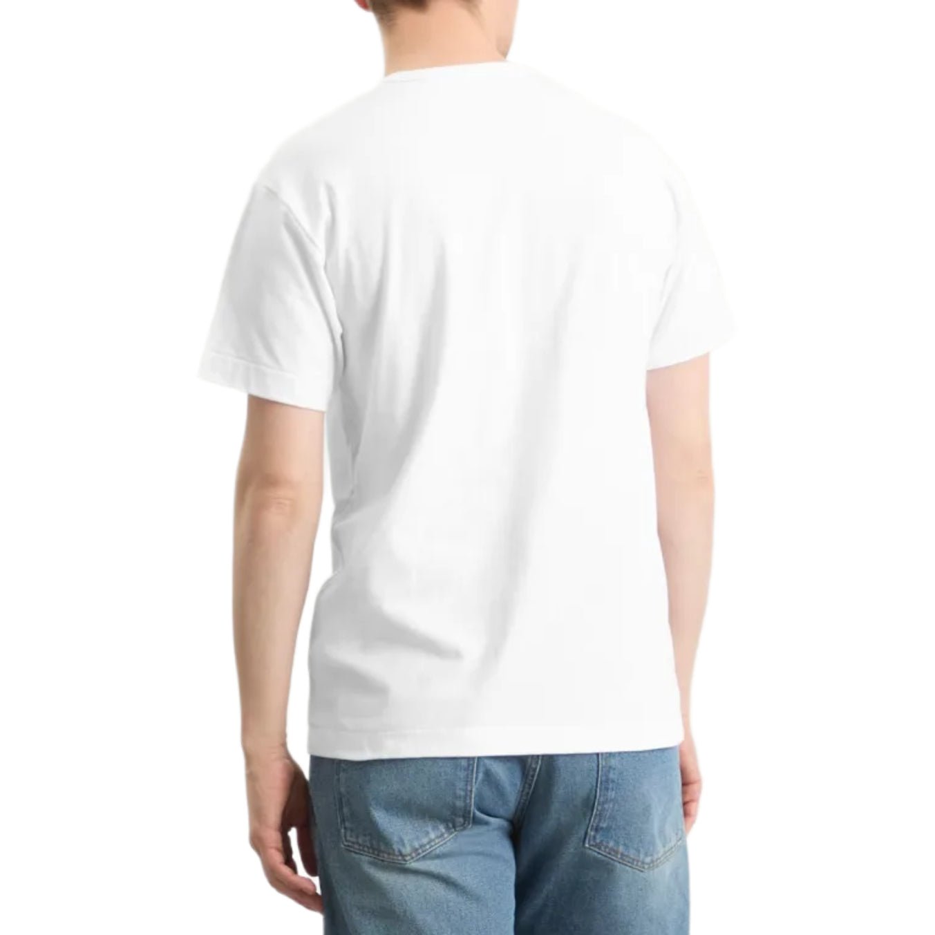 Comme des Garçons Play Black Heart T-Shirt - White - Escape Menswear