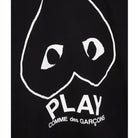 Comme des Garçons Play Inverted Big Heart T-Shirt - Black - Escape Menswear