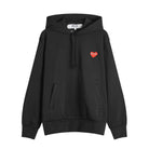 Comme des Garçons Play Pullover Hoodie - Black - Escape Menswear