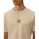 CP Company 1020 Jersey Embroidary T-Shirt - 103 Gauze White - Escape Menswear