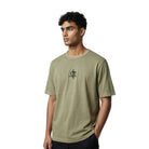 CP Company 1020 Jersey Embroidary T-Shirt - 610 Moss Gray Green - Escape Menswear