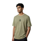 CP Company 1020 Jersey Embroidary T-Shirt - 610 Moss Gray Green - Escape Menswear
