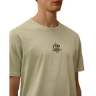 CP Company 1020 Jersey Embroidary T-Shirt - 804 Misty Blue - Escape Menswear