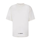 CP Company 1020 Jersey Stencil T-Shirt - 103 Gauze White - Escape Menswear