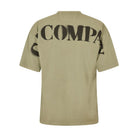 CP Company 1020 Jersey Stencil T-Shirt - 610 Moss Gray Green - Escape Menswear