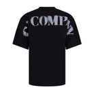 CP Company 1020 Jersey Stencil T-Shirt - 999 Black - Escape Menswear