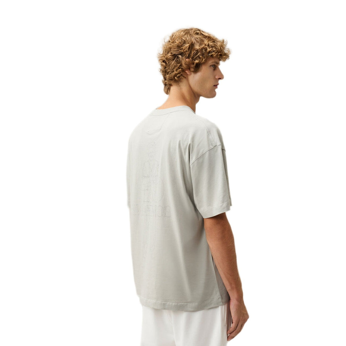 CP Company 30/1 Jersey Comfort Logo T-Shirt - 936 Flint Grey - Escape Menswear