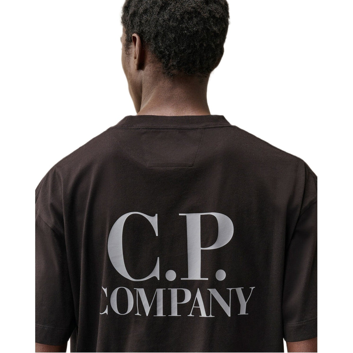 CP Company 30/1 Jersey Comfort T-Shirt - 999 Black - Escape Menswear