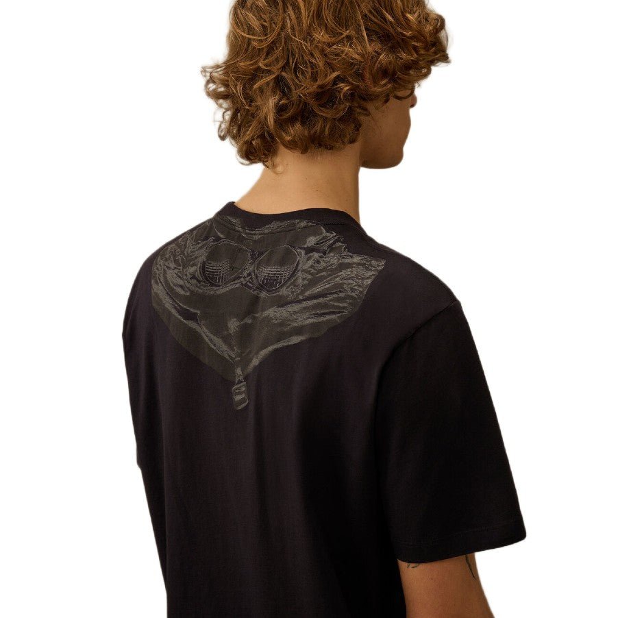 CP Company 30/1 Jersey Goggle T-Shirt - 888 Total Eclipse - Escape Menswear
