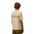 CP Company 30/1 Jersey Striped T-Shirt - 103 Gauze White - Escape Menswear