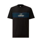 CP Company 30/1 Jersey Striped T-Shirt - 888 Total Eclipse - Escape Menswear