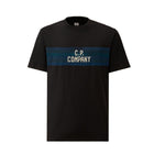 CP Company 30/1 Jersey Striped T-Shirt - 888 Total Eclipse - Escape Menswear