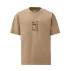 CP Company 30/1 Short Sleeve Printed T-Shirt - 904 Dove Grey - Escape Menswear