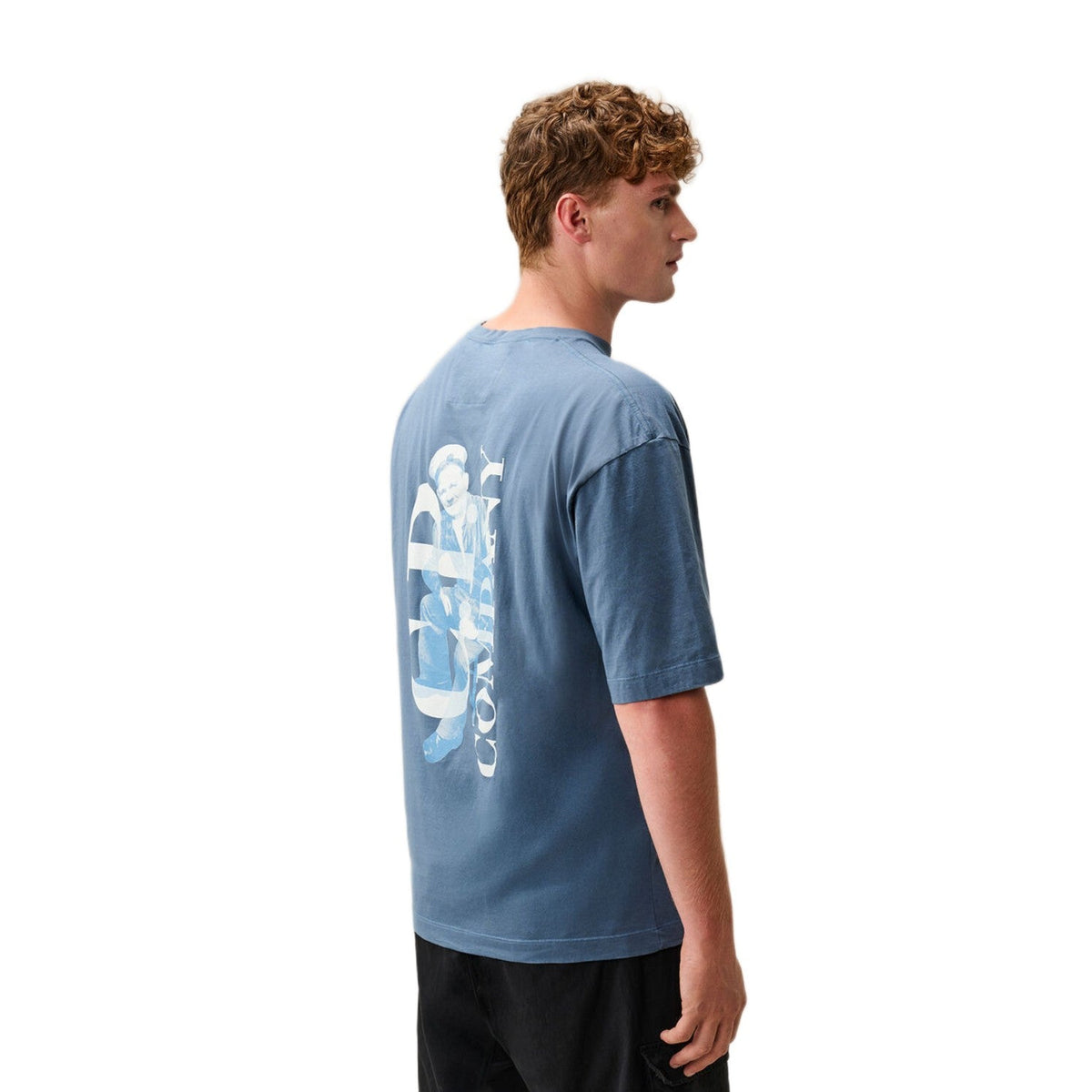 CP Company British Sailor T-Shirt - 871 Orion Blue - Escape Menswear