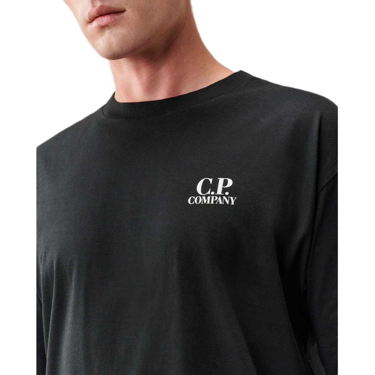 CP Company British Sailor T-Shirt - 999 Black - Escape Menswear