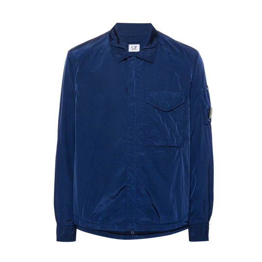 C.P. Company Chrome - R Lens Overshirt - 887 Estate Blue - Escape Menswear