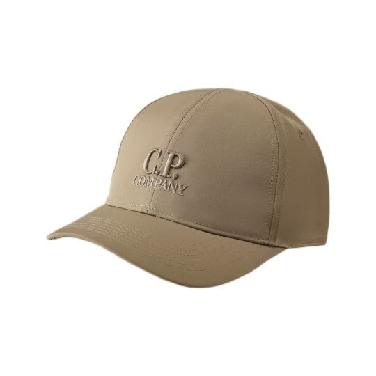 CP Company Chrome-R Logo Cap - 904 Dove Grey - Escape Menswear