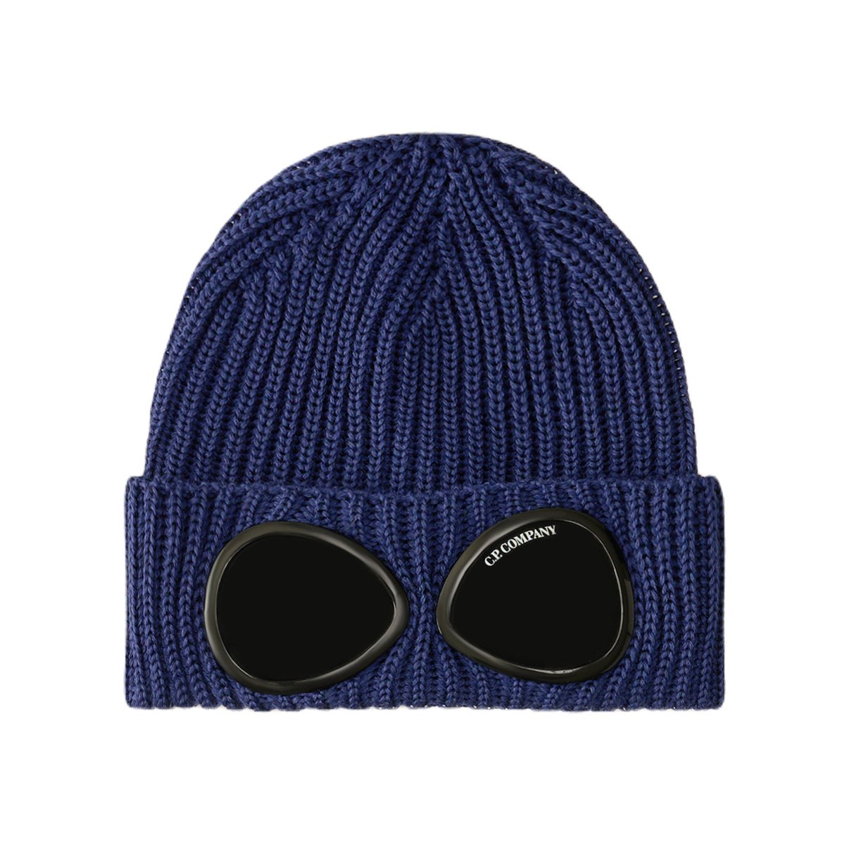 C.P. Company CMAC122A Goggle Beanie - 887 Estate Blue - Escape Menswear