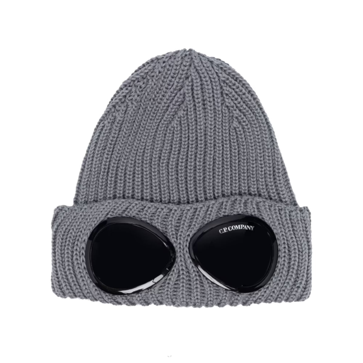 C.P. Company CMAC122A Goggle Beanie - 937 Grey - Escape Menswear