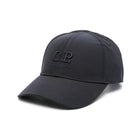C.P. Company CMAC211A Chrome - R Logo Cap - 888 Navy - Escape Menswear