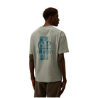 CP Company Comfort Logo T-Shirt - 809 Silver Blue - Escape Menswear