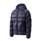C.P. Company D.D. Shell Hooded Jacket - 887 Estate Blue - Escape Menswear