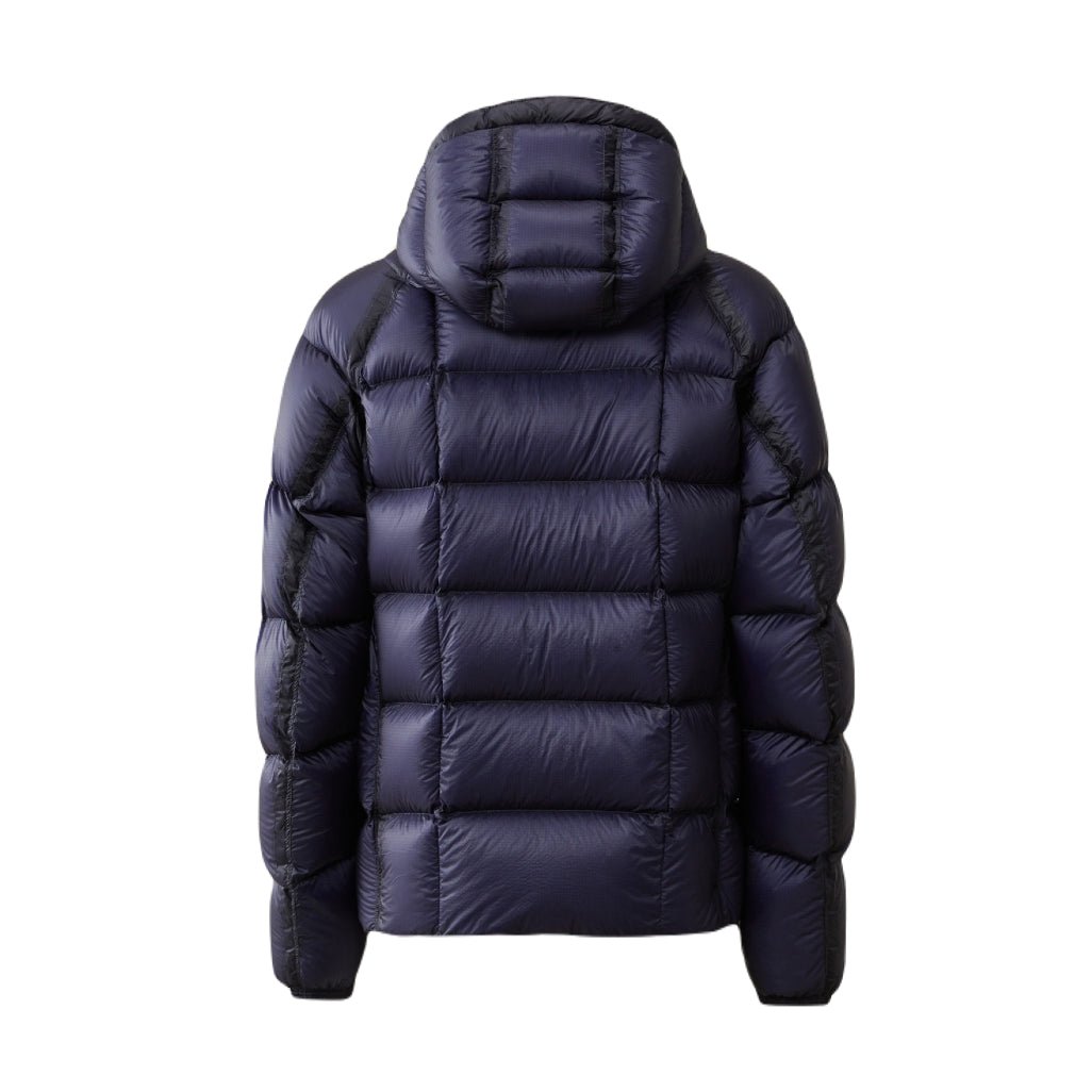 C.P. Company D.D. Shell Hooded Jacket - 887 Estate Blue - Escape Menswear