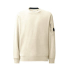 CP Company Diagonal Fleece Lens Sweatshirt - 120 Silver Birch - Escape Menswear