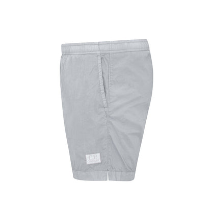 C.P. Company Eco-Chrome R Logo Swim Shorts - 913 Drizzle Grey - Escape Menswear