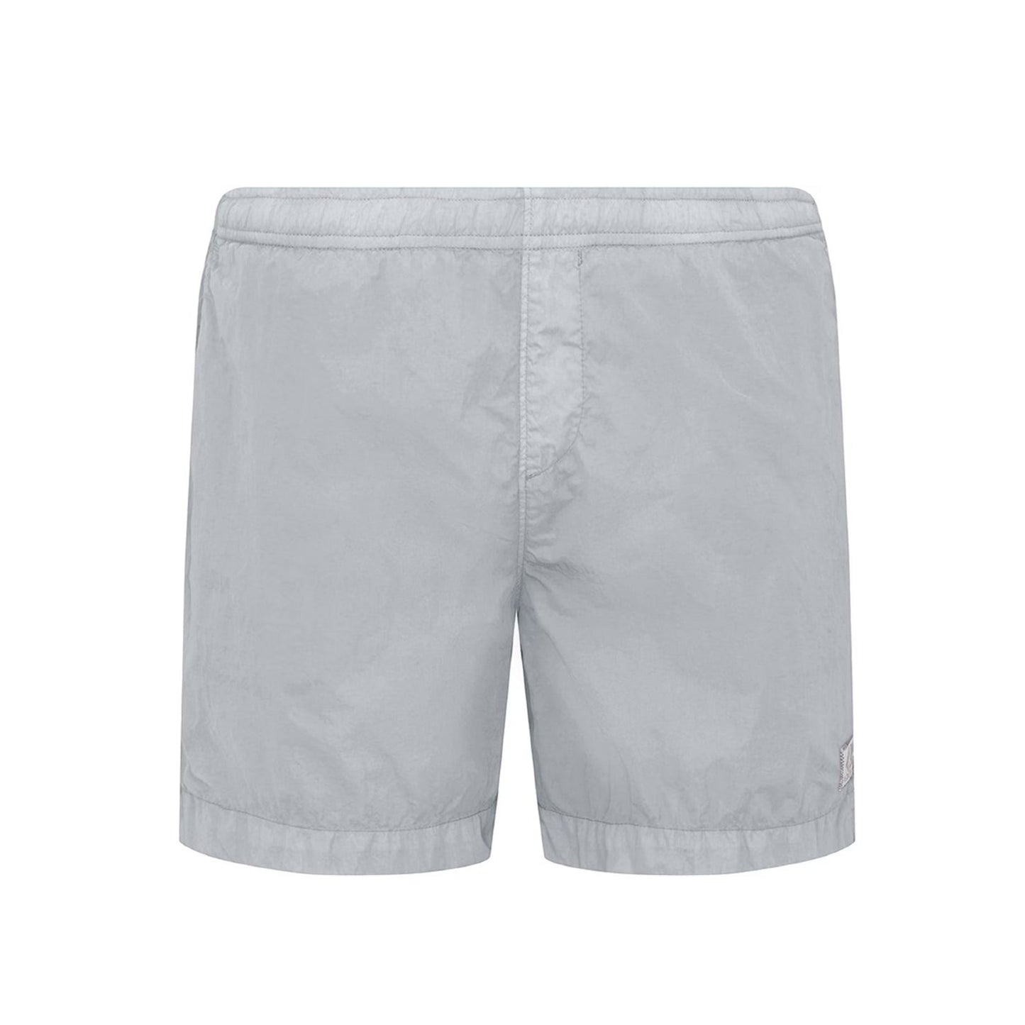 C.P. Company Eco-Chrome R Logo Swim Shorts - 913 Drizzle Grey - Escape Menswear