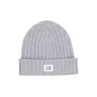 CP Company Extrafine Merino Wool Beanie - M92 Grey - Escape Menswear