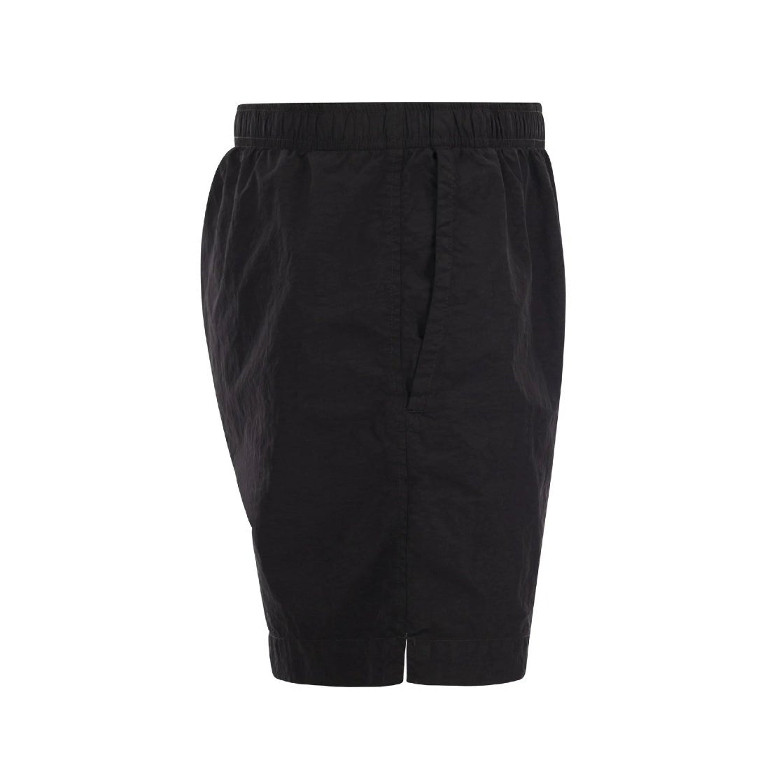 C.P. Company Flat Nylon Swim Shorts - 999 Black - Escape Menswear