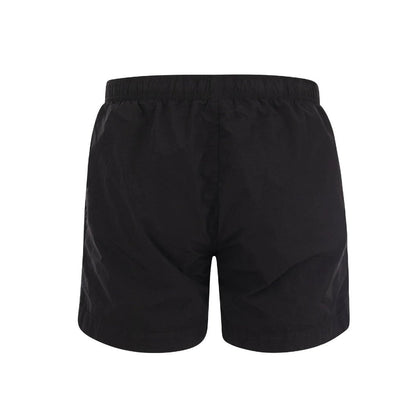 C.P. Company Flat Nylon Swim Shorts - 999 Black - Escape Menswear