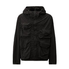 CP Company Flatt Nylon Goggle Jacket - 999 Black - Escape Menswear