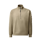 CP Company Fleece Boxy Lens Zip Sweatshirt - 356 Rock Beige - Escape Menswear