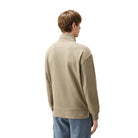CP Company Fleece Boxy Lens Zip Sweatshirt - 356 Rock Beige - Escape Menswear