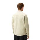 CP Company Gabardine Lens Zip Overshirt - 120 Silver Birch - Escape Menswear
