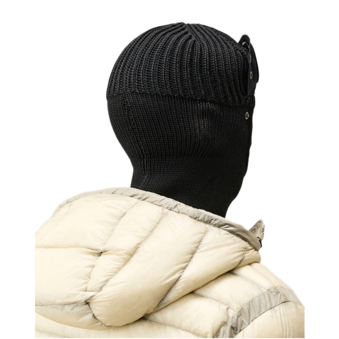 CP Company Goggle Merino Wool Balaclava - 999 Black - Escape Menswear