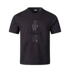 CP Company Large Logo T-Shirt - 888 Total Eclipse - Escape Menswear