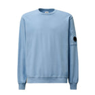 C.P. Company Light Fleece Lens Sweatshirt - 857 Light Blue - Escape Menswear