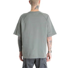 CP Company Light Fleece Short Sleeve Sweatshirt - 921 Gunmetal Grey - Escape Menswear