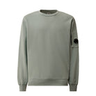 CP Company Light Fleece Sweatshirt - 809 Silver Blue - Escape Menswear