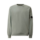 CP Company Light Fleece Sweatshirt - 809 Silver Blue - Escape Menswear