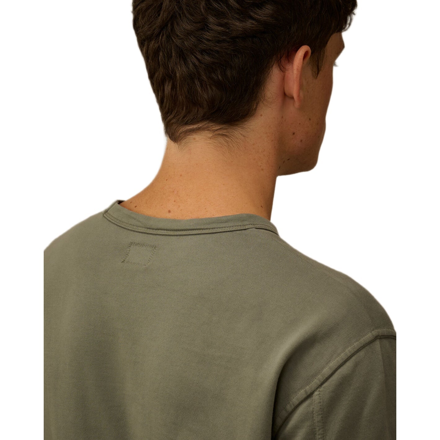 CP Company Light Fleece Sweatshirt - 921 Gunmetal Grey - Escape Menswear