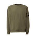 CP Company Light Fleece Sweatshirt - 921 Gunmetal Grey - Escape Menswear