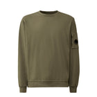 CP Company Light Fleece Sweatshirt - 921 Gunmetal Grey - Escape Menswear