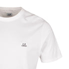 CP Company Logo Patch Short Sleeve T-Shirt - 103 Gauze White - Escape Menswear