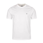 CP Company Logo Patch Short Sleeve T-Shirt - 103 Gauze White - Escape Menswear